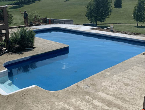 L-Shaped Swimming Pools Manufacturer in Bangalore